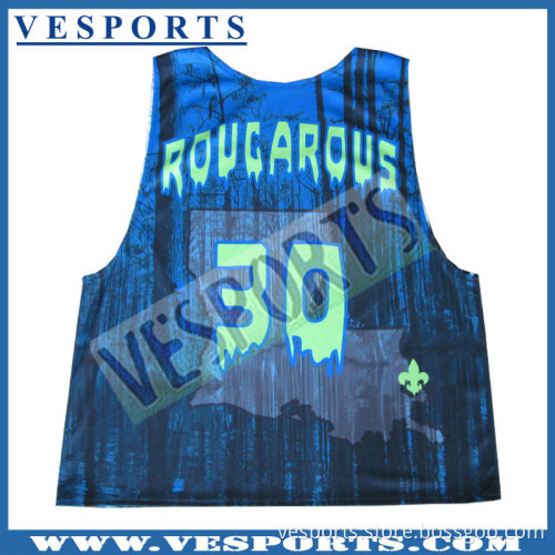 Custom Sublimation OEM Lacrosse Sports Pinnies